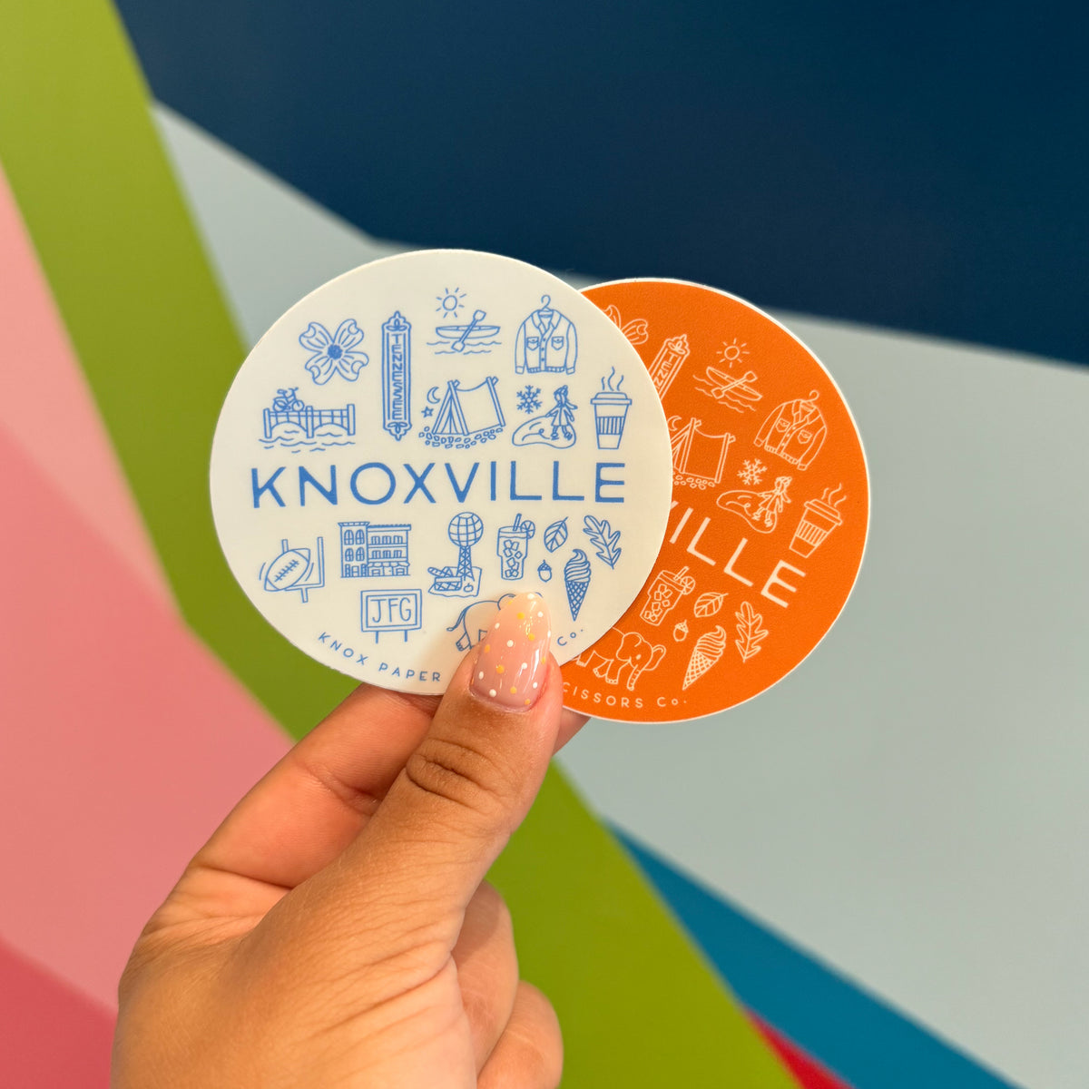 Knoxville Icons Sticker