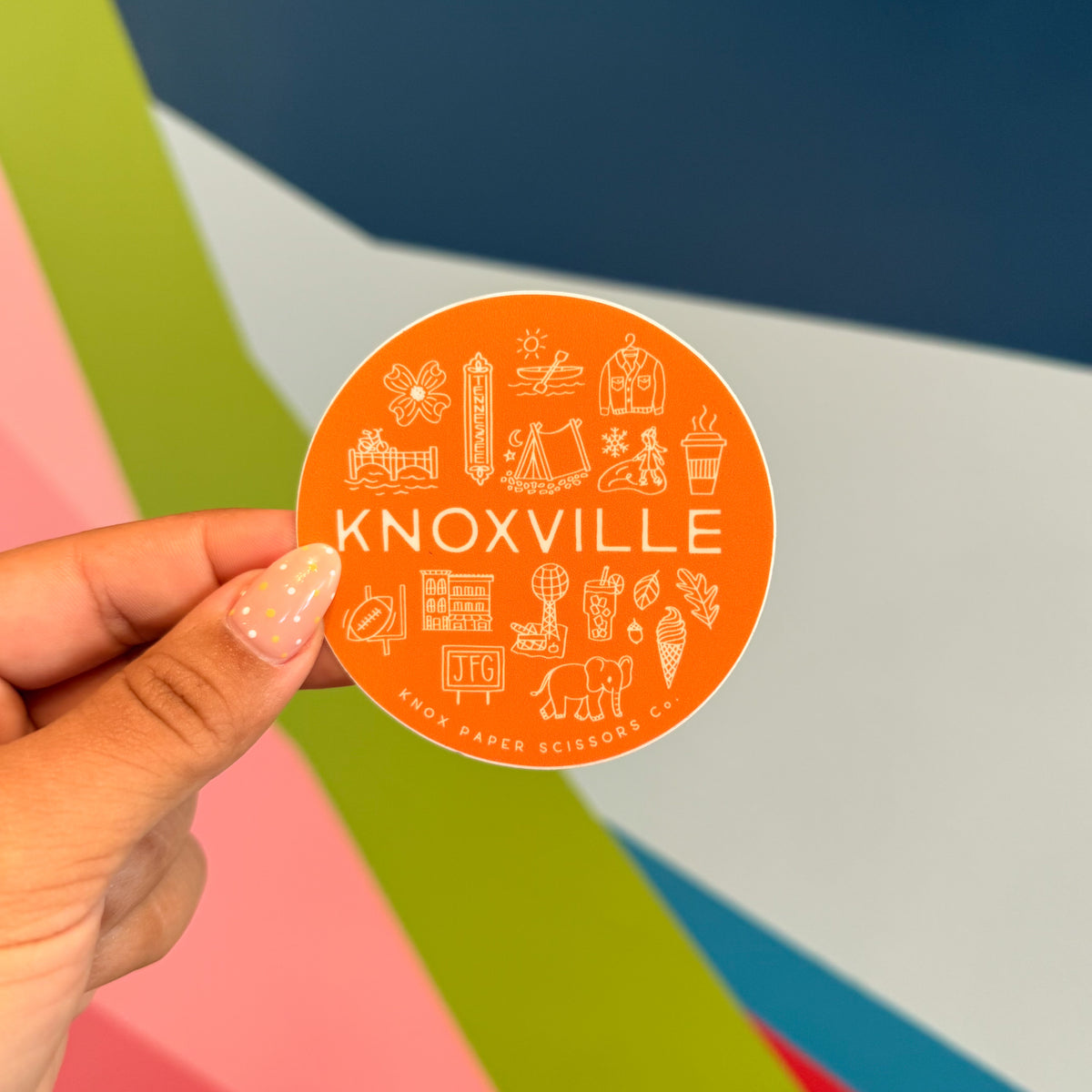 Knoxville Icons Sticker
