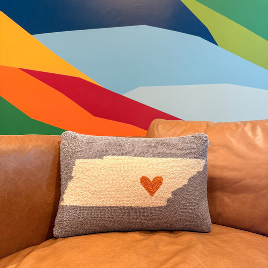 Knoxville Heart Hook Pillow