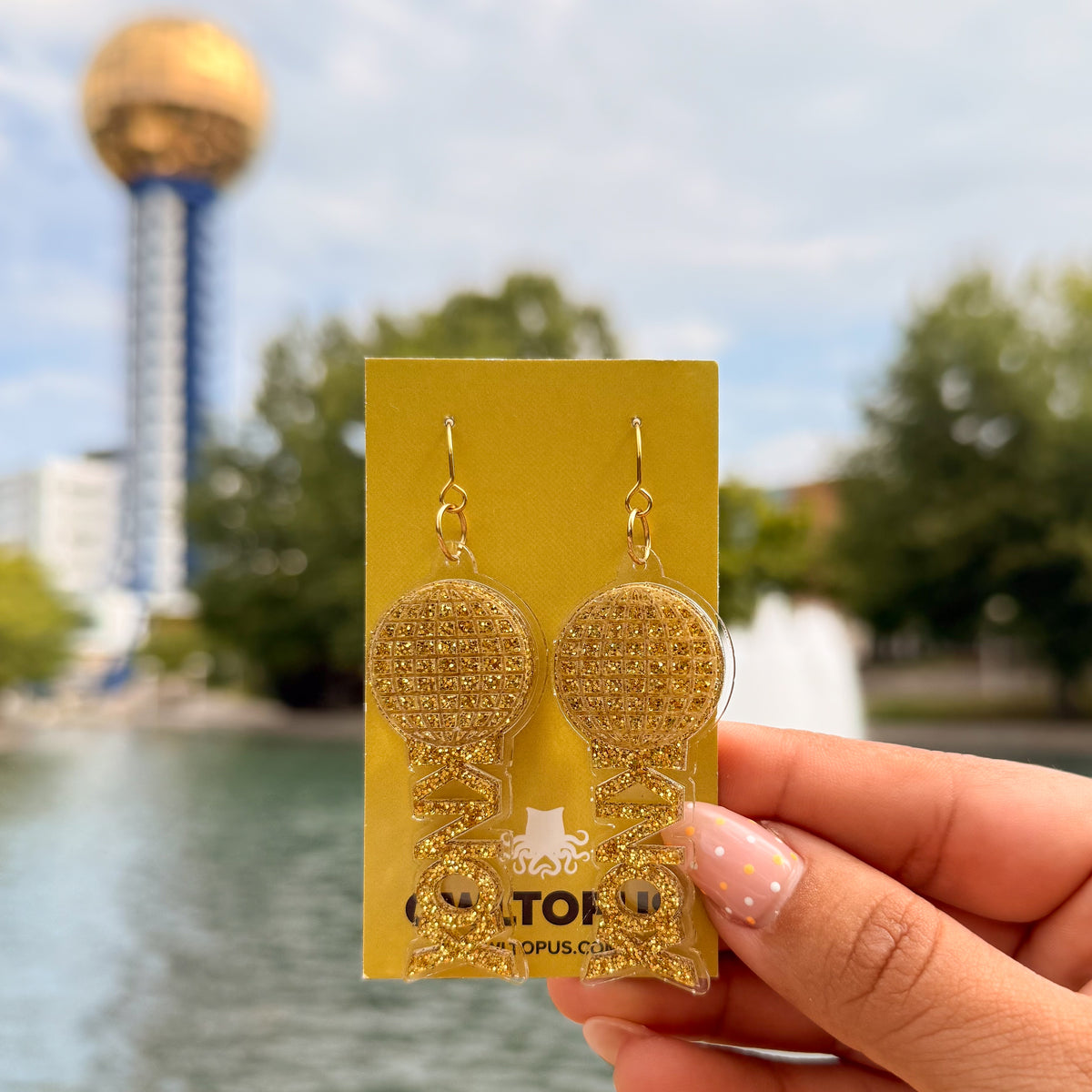 Sunsphere Glitter Earrings
