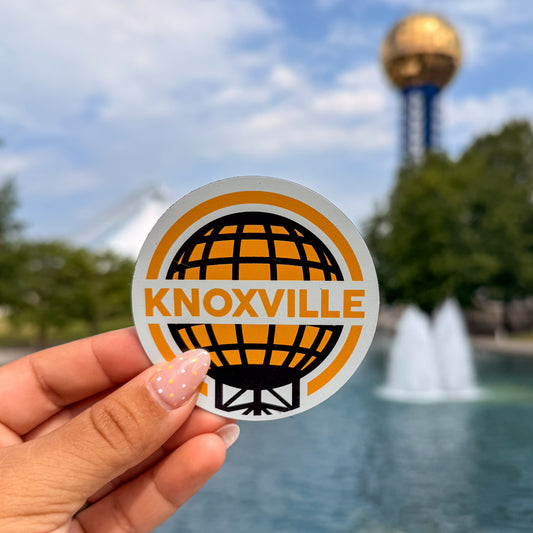 Knoxville Sunsphere Globe Sticker