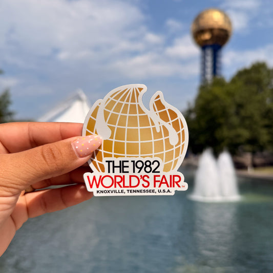 1982 World's Fair Flame Magnet