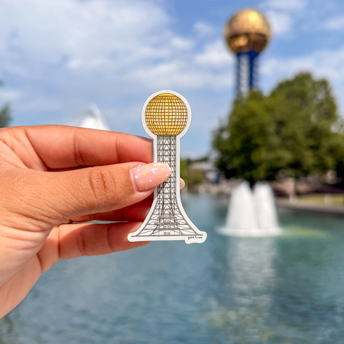 Jacks Avenue Sunsphere Magnet