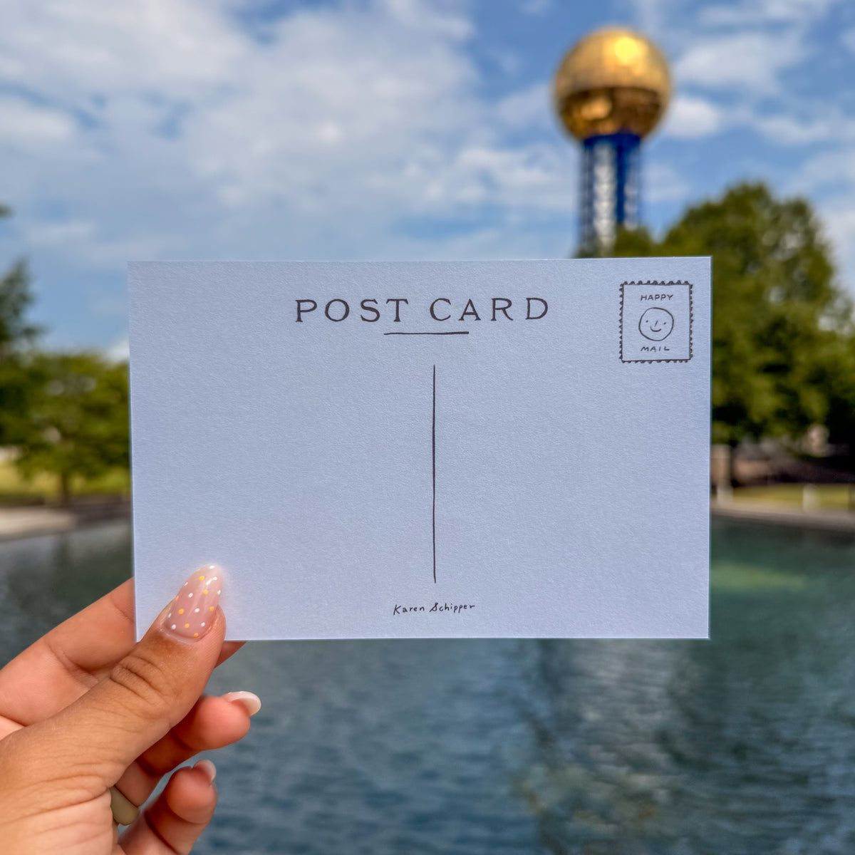 Knoxville Matchbook Postcard