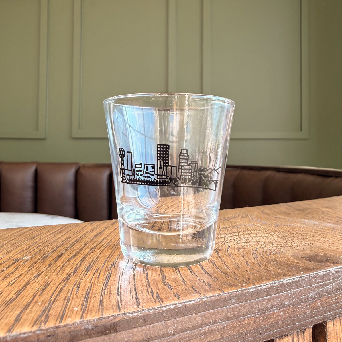 Knoxville Skyline Shot Glass