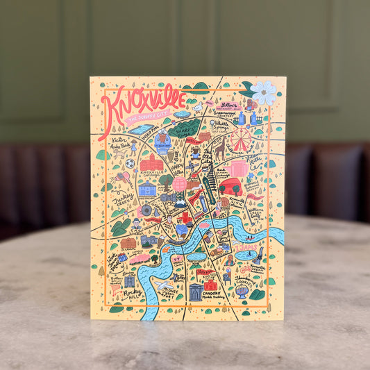 Knoxville Map Print