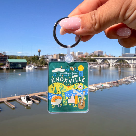 Greetings from Knoxville Keychain
