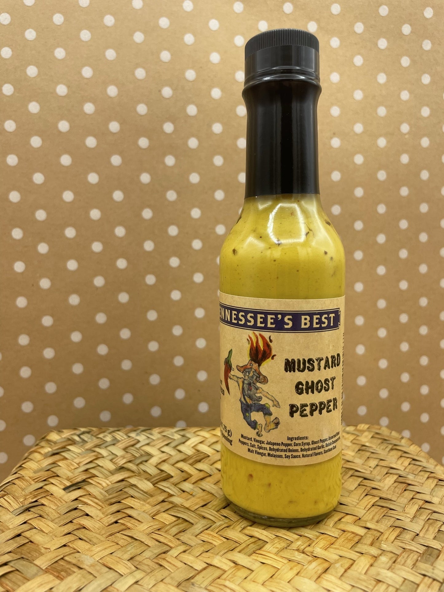 Mustard Ghost Pepper Hot Sauce