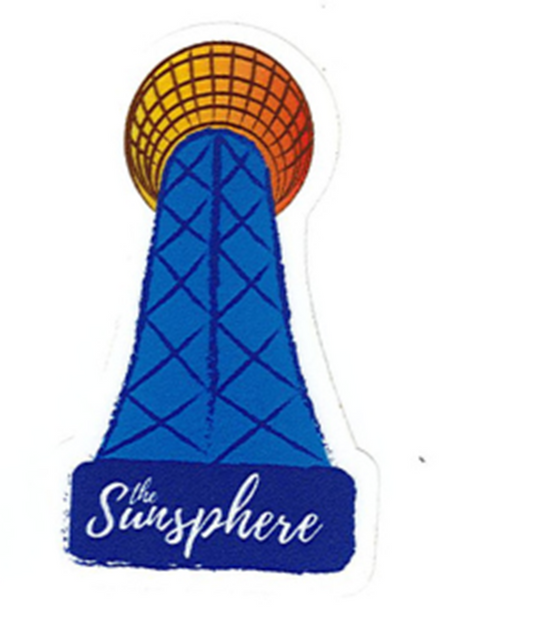 Sunsphere Blue Base Sticker