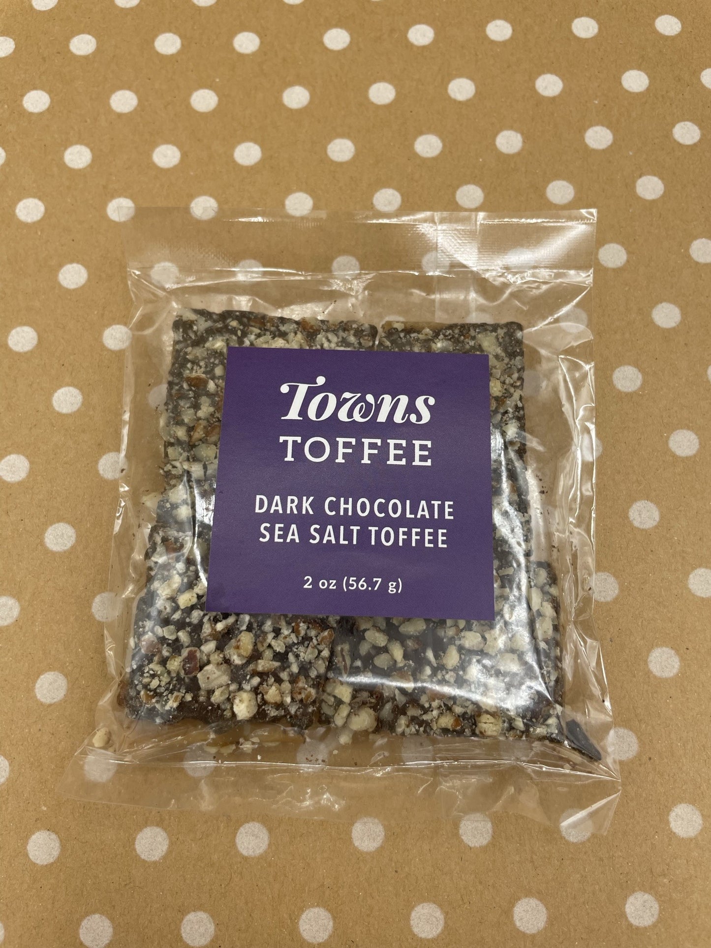 Towns Toffee- Dark Chocolate Sea Salt