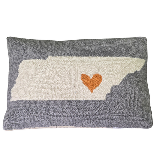 Knoxville Heart Hook Pillow
