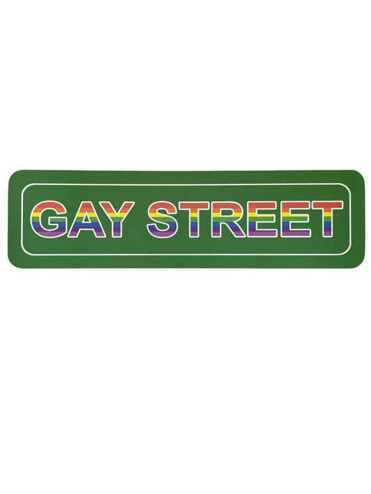 Pride Gay Street Sign
