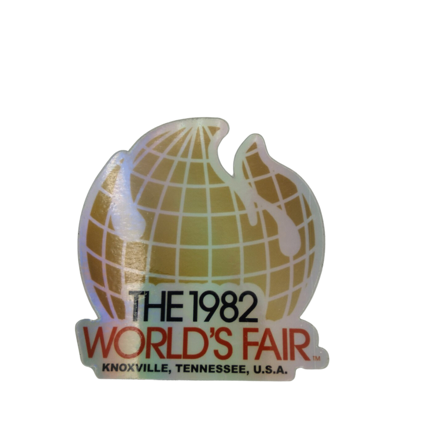 World's Fair 1982 Flame Sticker