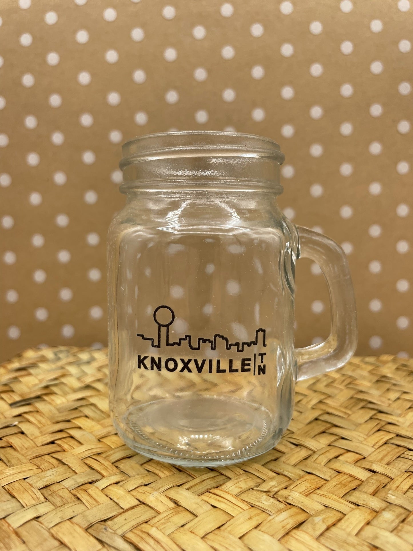 Knoxville Skyline Mason Jar Shot Glass