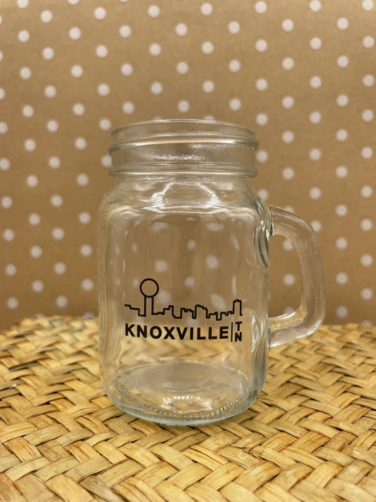 Knoxville Skyline Mason Jar Shot Glass