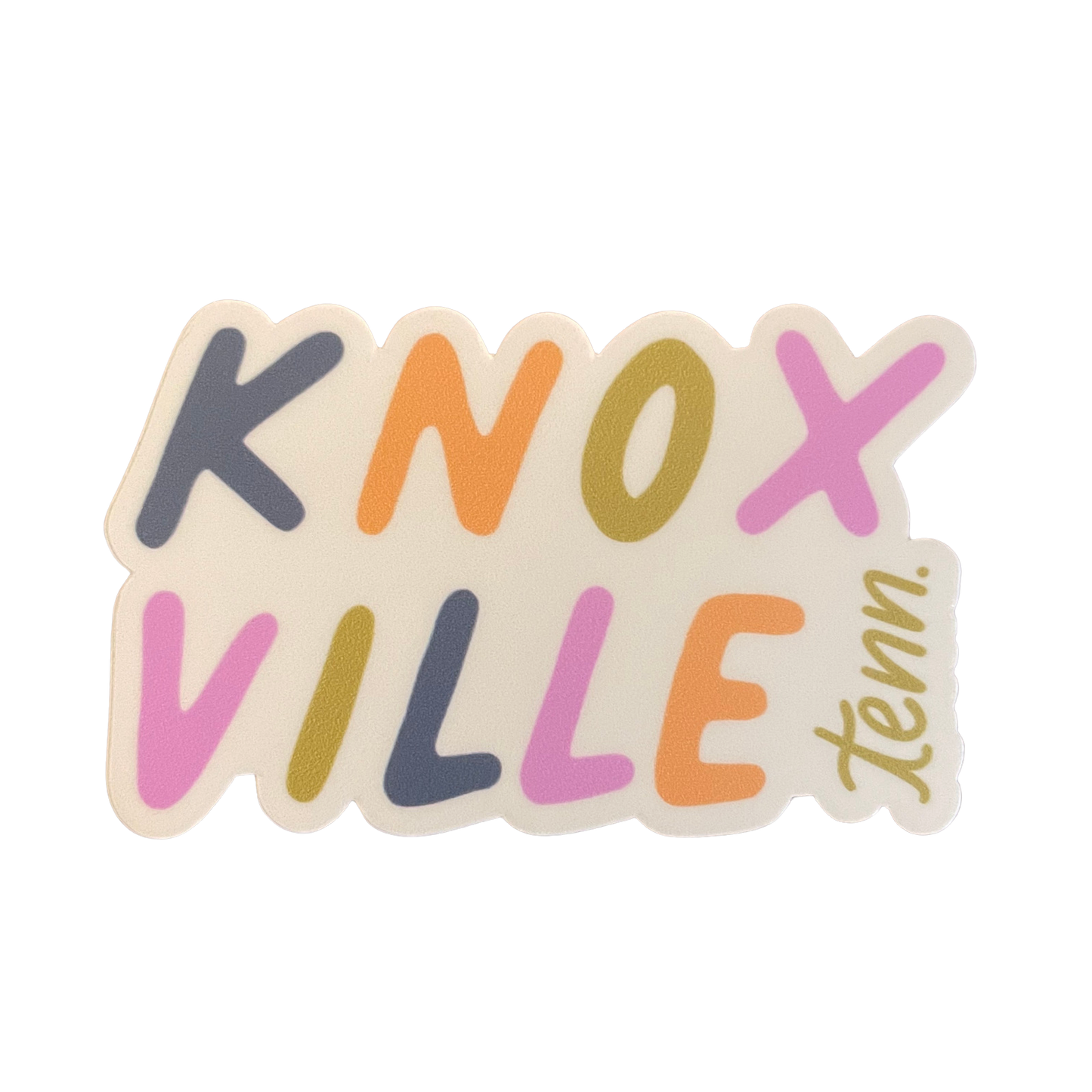 Knoxville Tenn Sticker by Paris Woodhull