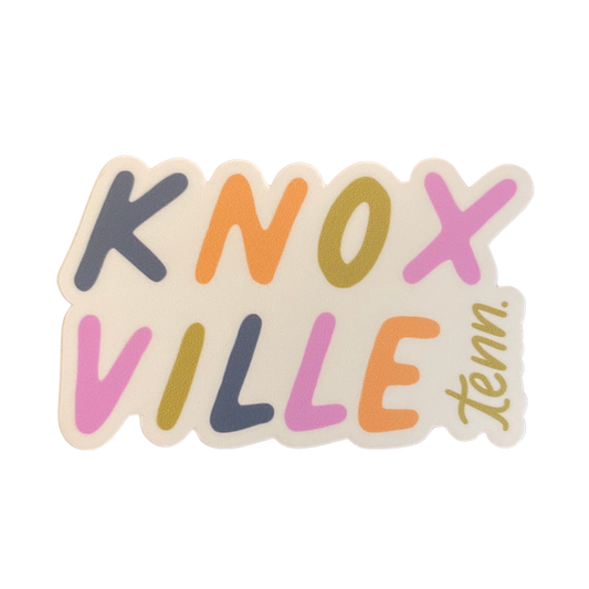 Knoxville Tenn Sticker by Paris Woodhull