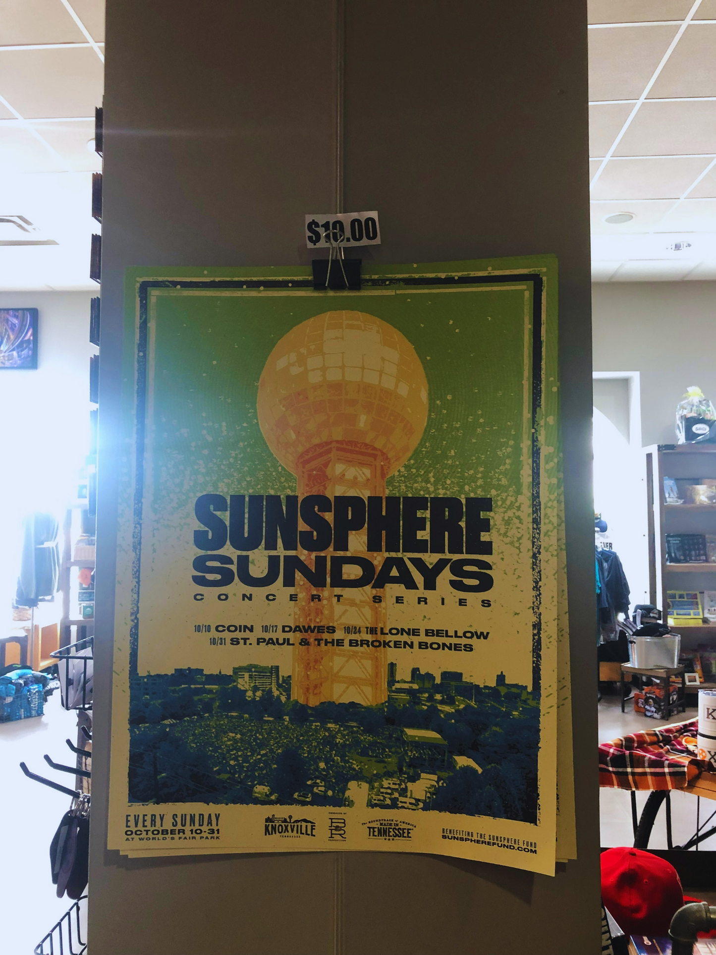 Sunsphere Sundays Concert Series Poster